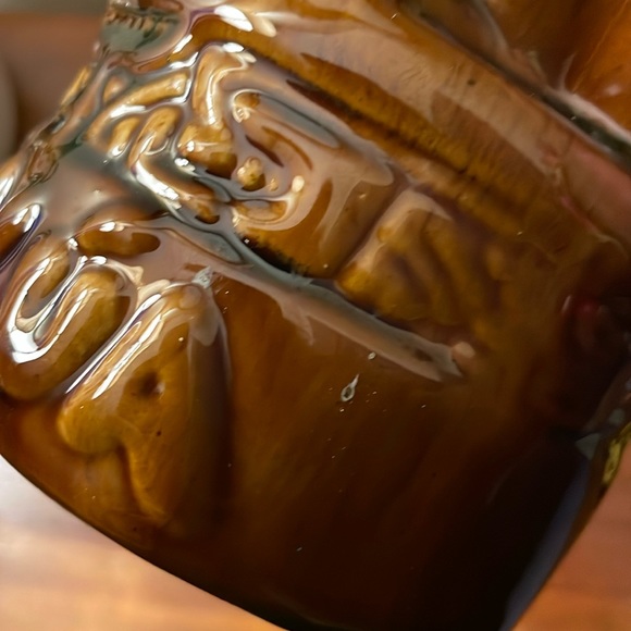 Vintage Kahlua ceramic decanter bottle tiki Aztec Mayan - Picture 4 of 12